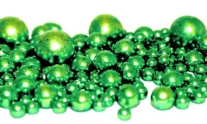 Шарики металлик зеленые 5мм