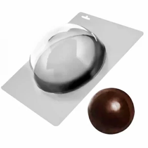 Пластикова форма для шоколаду "Напівсфера 10см"