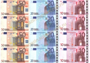 Вафельная картинка "Евро №12"