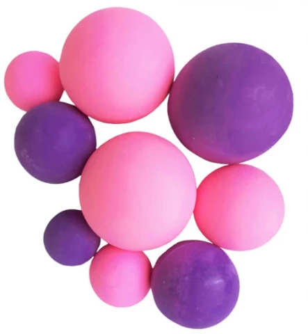 Шоколадные сферы Розово-пурпурные (9шт)