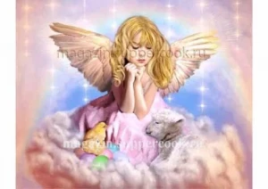 Вафельная картинка "Ангелочек №2"