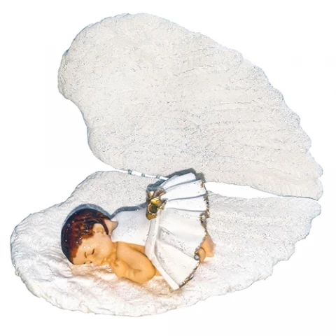 Сахарное украшение Малыш на крыльях девочка (большая)
