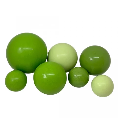 Шоколадні сфери Зелені тріо (7шт)