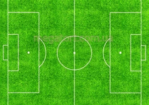 Вафельная картинка "Футбольное поле №6"