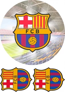 Вафельная картинка "Футбол Барселона №23"