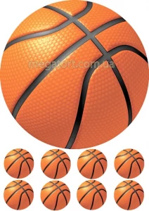 Вафельная картинка "Баскетбольный мяч №34"